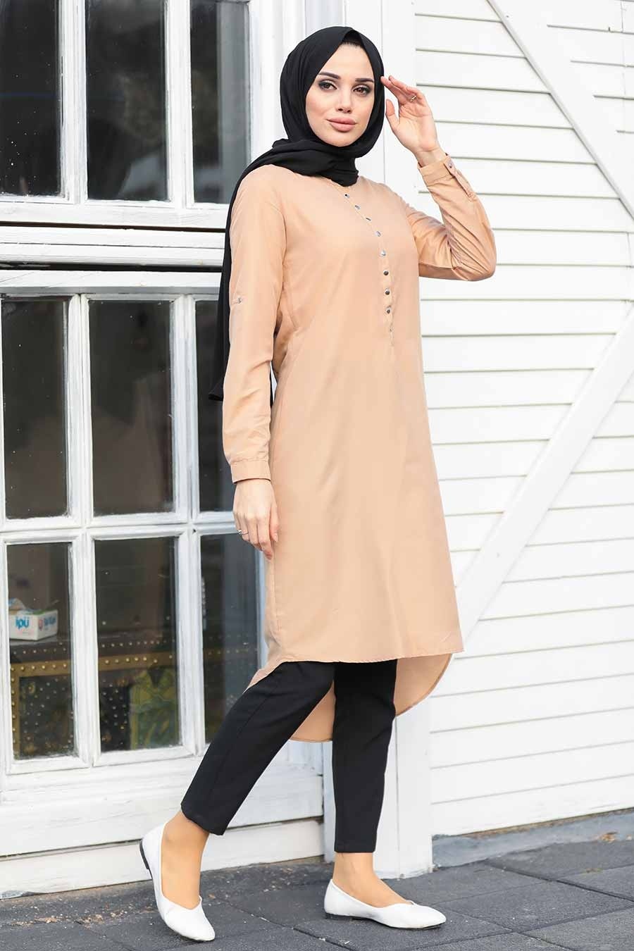 Biscuit Hijab Tunic Bs Tesetturisland