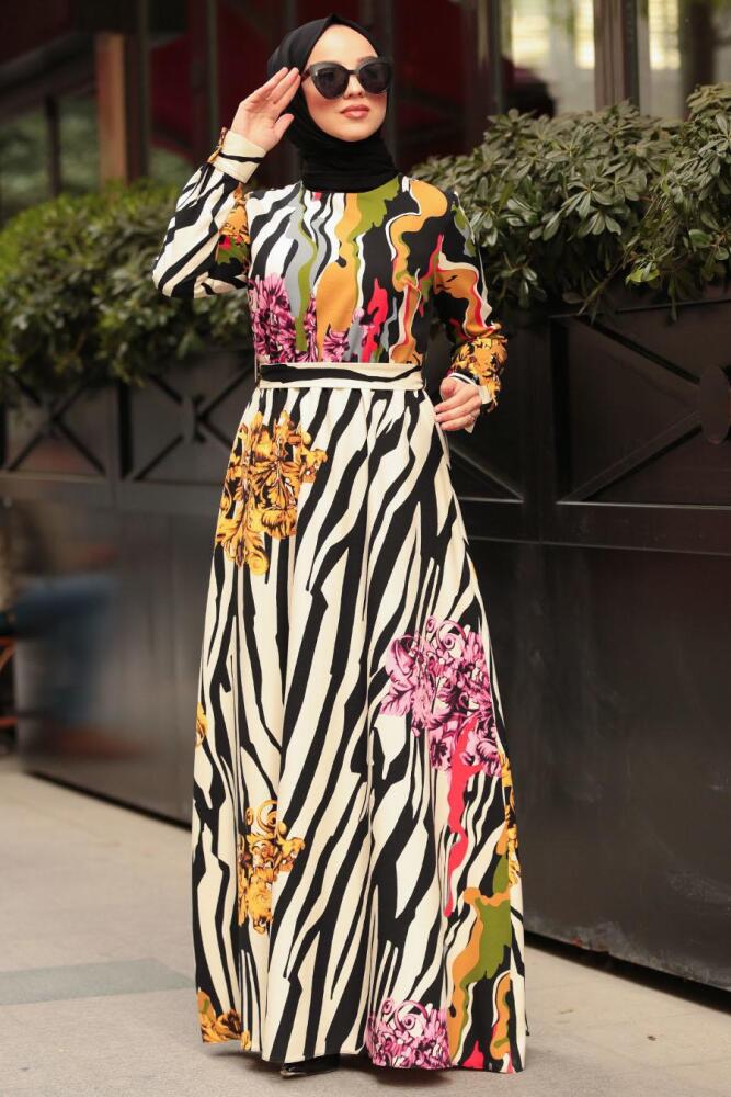 A motifs- Nayla Collection - Robe Hijab 1238DSN - 2