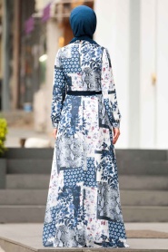 A motifs - Nayla Collection - Robe Hijab - 815226DSN - Thumbnail