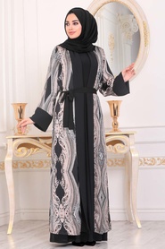 A Motifs - Neva Style - Hijab Abaya -92014DSN - Thumbnail