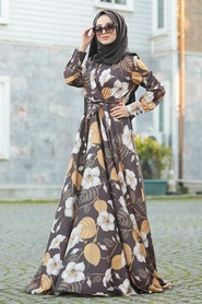 A motifs - Neva Style - Robe Hijab - 14360DSN - Thumbnail