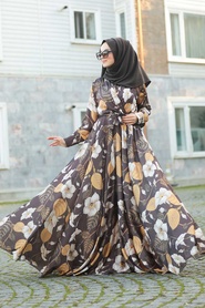 A motifs - Neva Style - Robe Hijab - 14360DSN - Thumbnail