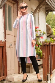 A motifs - Neva Style - Tunique Hijab - 55081DSN - Thumbnail