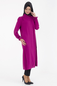 Afra - Fuchsia Hijab Tunic 1058F - Thumbnail