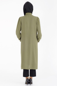Afra - Khaki Hijab Tunic 1058HK - Thumbnail