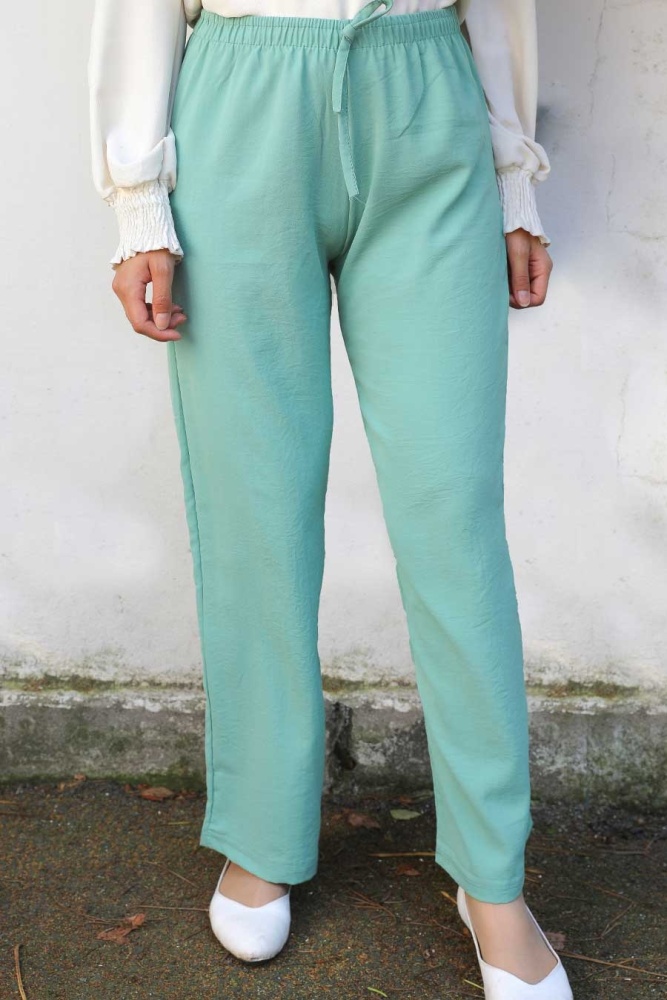 Almond Green Hijab Trouser 1004CY - 1