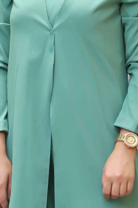 Almond Green - Nayla Collection - Combinaison Hijab 4145CY - 4