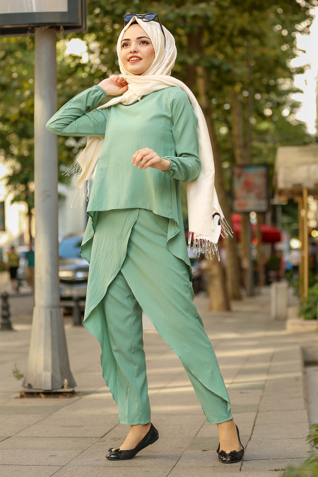 Almond Green - Nayla Collection - Double Ensemble 4146CY