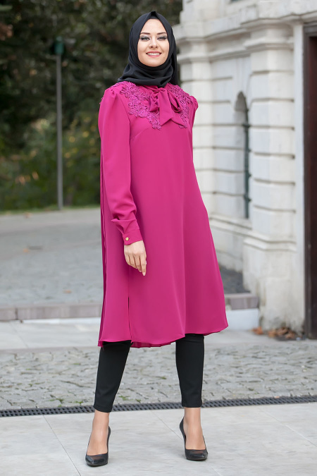 Aramis - Fuchsia Hijab Tunic 853F