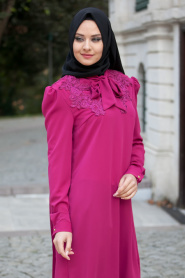 Aramis - Fuchsia Hijab Tunic 853F - Thumbnail