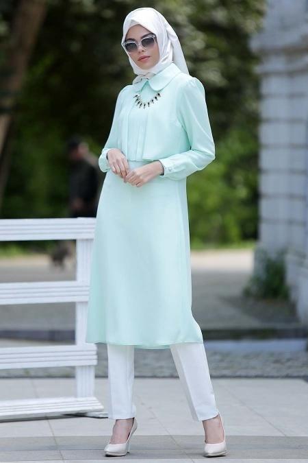 Aramiss - Bebe Yaka Mint Tunik 808MINT - 2