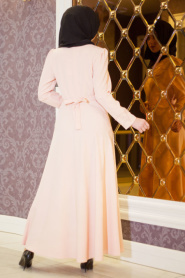 Aramiss - Salmon Pink Hijab Dress 1766SMN - Thumbnail