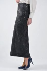 Asiyan - Black Hijab Skirt 0401S - Thumbnail