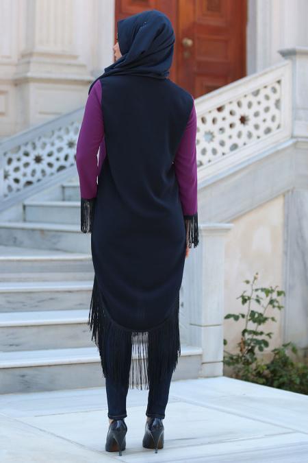 Asiyan - Fuchsia Hijab Tunic 2198F - 2