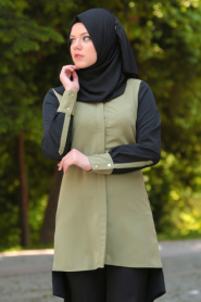 Asiyan - Green Hijab Tunic 2181Y - Thumbnail