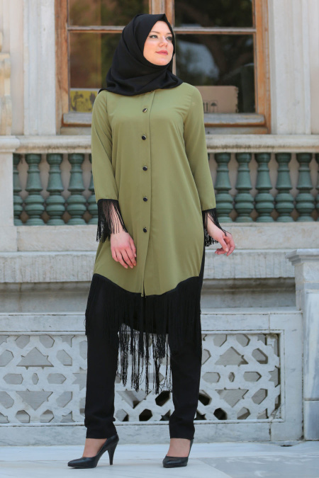 Asiyan - Green Hijab Tunic 2198Y