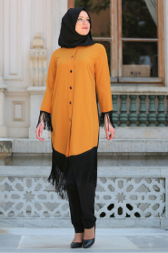 Asiyan - Mustard Hijab Tunic 2198HR - Thumbnail