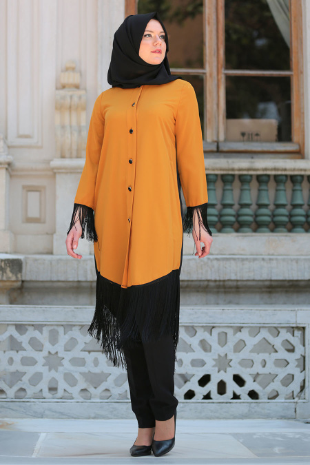 Asiyan - Mustard Hijab Tunic 2198HR