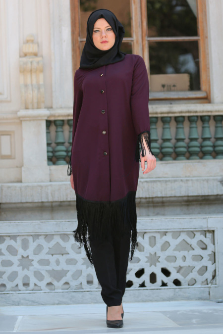 Asiyan - Plum Color Hijab Tunic 2198MU