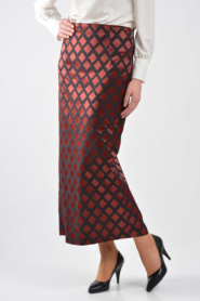 Asiyan - Tile Hijab Skirt 0401KRMT - Thumbnail