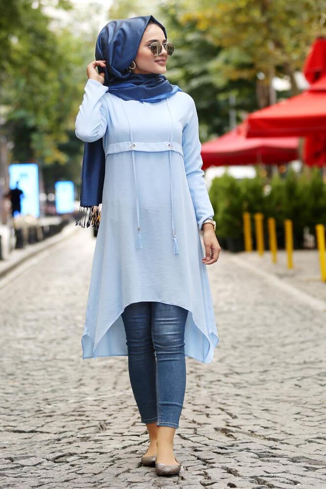 Bébé Bleu-Nayla Collection -Tunique Hijab 22250BM - 1