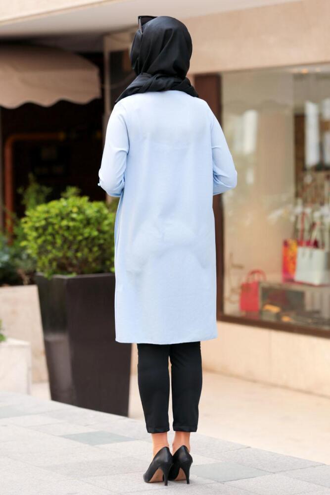 Bébé Bleu- Nayla Collection - Tunique Hijab 40751BM - 2