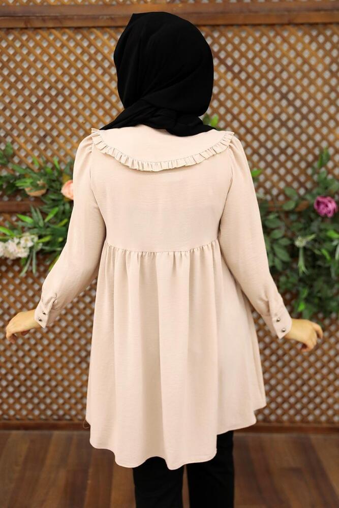 Beige Hijab Tunic 556BEJ - 2
