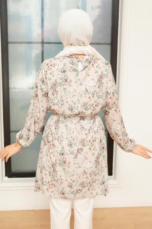 Beige Hijab Tunic 5704BEJ - 1