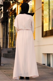 Beige-Neva Style-Hijab Combinaison-51291BEJ - Thumbnail