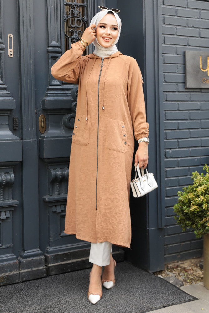 Biscuit Hijab Coat 511BS - 1