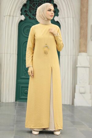 Biscuit Hijab Double Suit 52221BS - 2