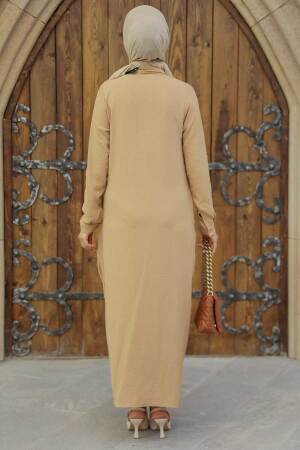 Biscuit Hijab Dress 34281BS - 4