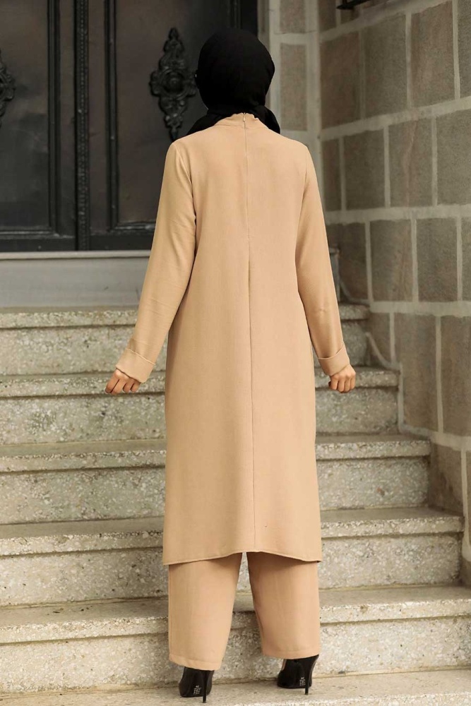 Biscuit Hijab Dress 51901BS - 5