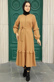 Biscuit Hijab Dress 5812BS - Thumbnail