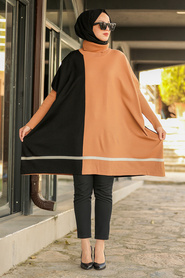 Biscuit Hijab Poncho 2339BS - Thumbnail