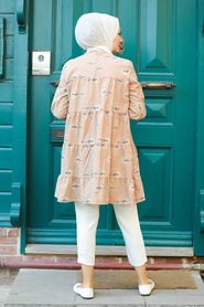 Biscuit Hijab Tunic 31801BS - Thumbnail