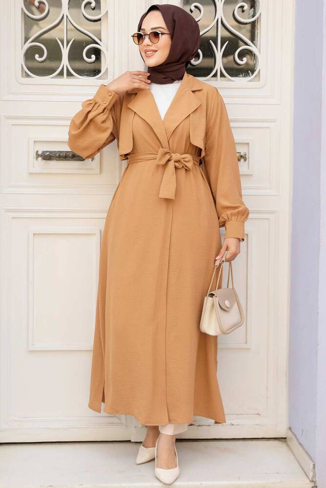 Biscuit Modest Coat 6822BS - 2