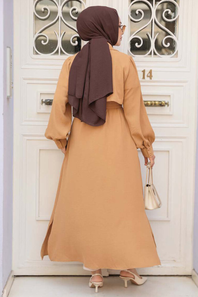 Biscuit Modest Coat 6822BS - 4