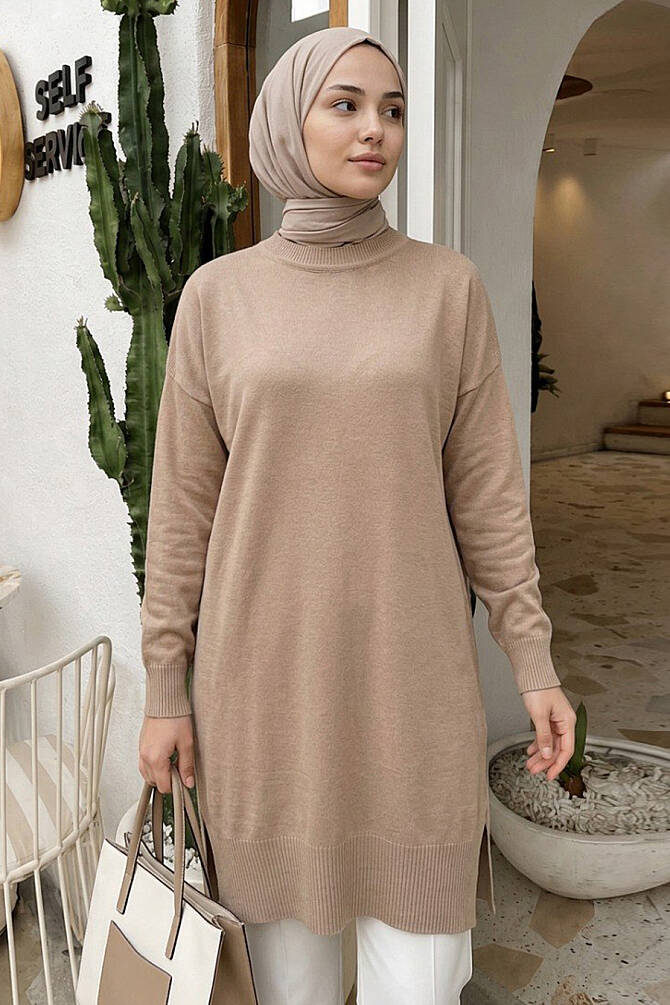 Biscuit Modest Knit Sweater 10901BS - 1