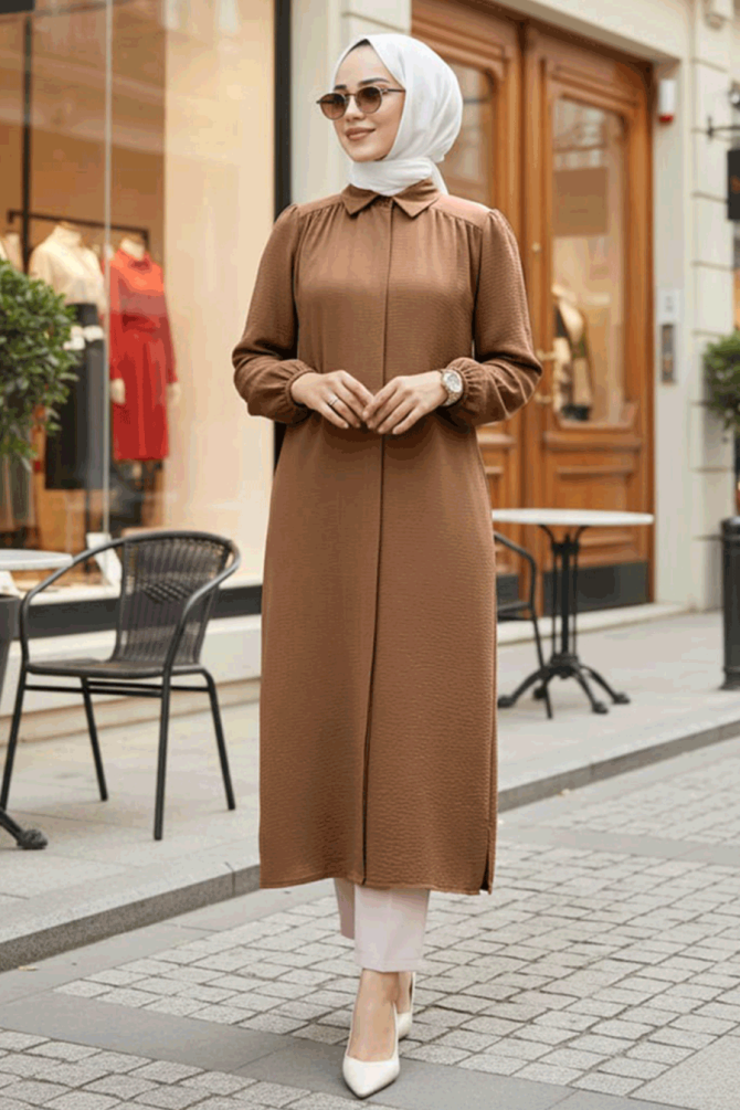 Biscuit Modest Top 41401BS - NEVA STYLE