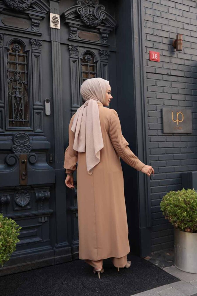 Bisküvi Tesettür İkili Takım 7655BS - 4
