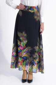Bislife - Black Hijab Skirt 8035S - Thumbnail