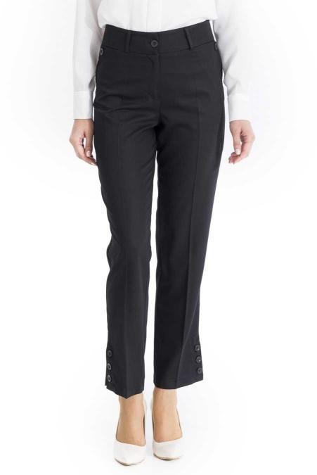 Bislife - Black Hijab Trousers 9007S - 2