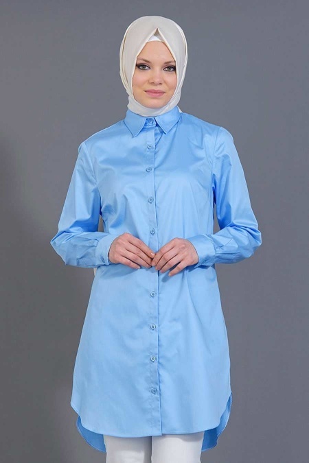 Bislife - Blue Hijab Skirt 6201M