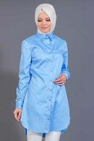 Bislife - Blue Hijab Skirt 6201M - Thumbnail