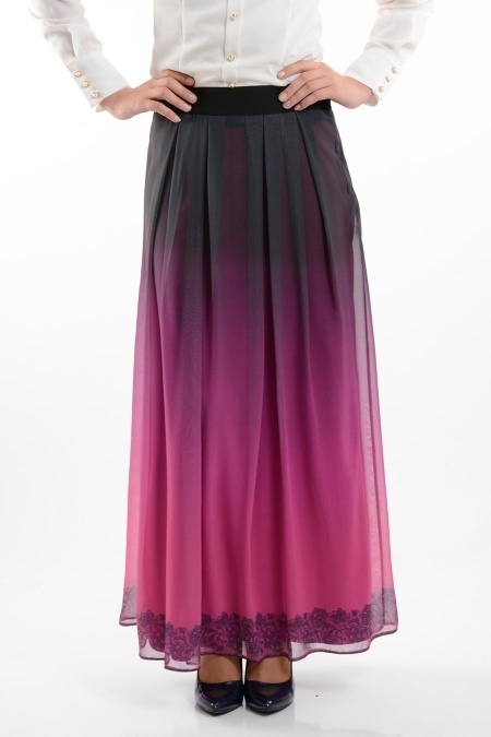 Bislife - Fuchsia Hijab Skirt 8038F
