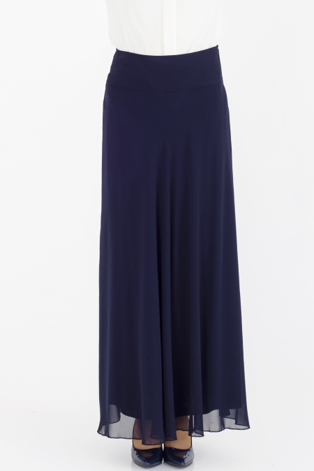 Bislife - Navy Blue Hijab Skirt 8022L