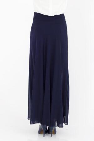 Bislife - Navy Blue Hijab Skirt 8022L - Thumbnail