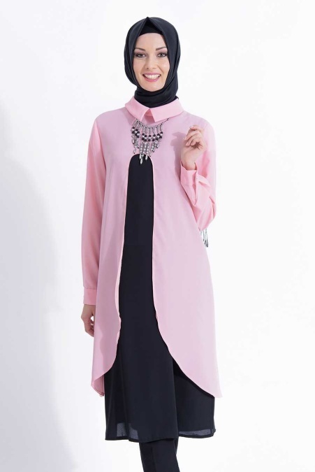 Bislife - Pink Hijab Tunic 6122P