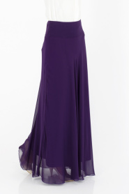 Bislife - Plum Color Hijab Skirt 8022MU - Thumbnail